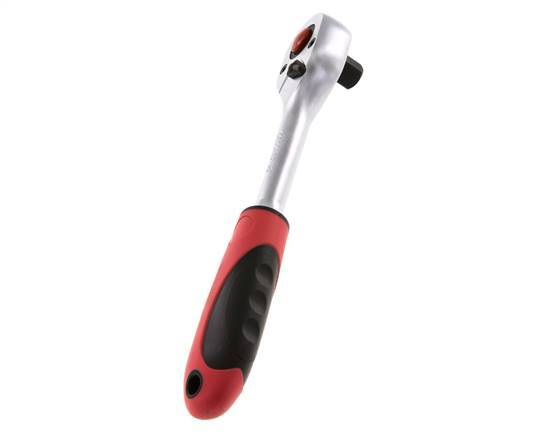 1/2" Gedore Red Ratchet With Switch Lever And Lock-Release Button