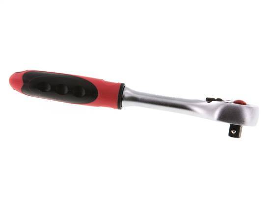 1/4" Gedore Red Ratchet With Switch Lever And Lock-Release Button