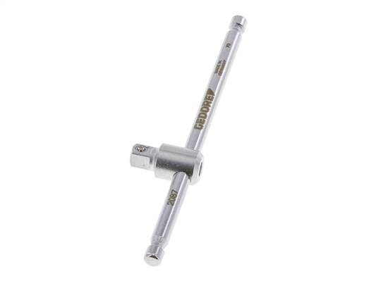 1/4" (6.3 mm) Gedore Sliding Handle With Ball Locking
