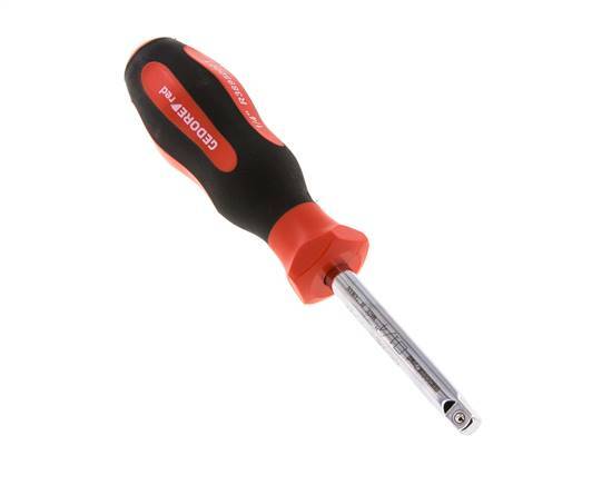1/4" (6.3 mm) Gedore Red Square Grip With Ball Locking