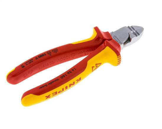 Knipex Diagonal Cutting Pliers 160 mm VDE Tested Up To 1000V Wire Strip