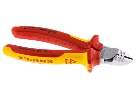 Knipex Diagonal Cutting Pliers 160 mm VDE Tested Up To 1000V Wire Strip