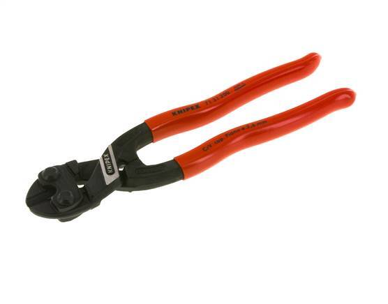 Knipex Bolt Cutting Pliers 200 mm Plastic-coated Handles With Recess