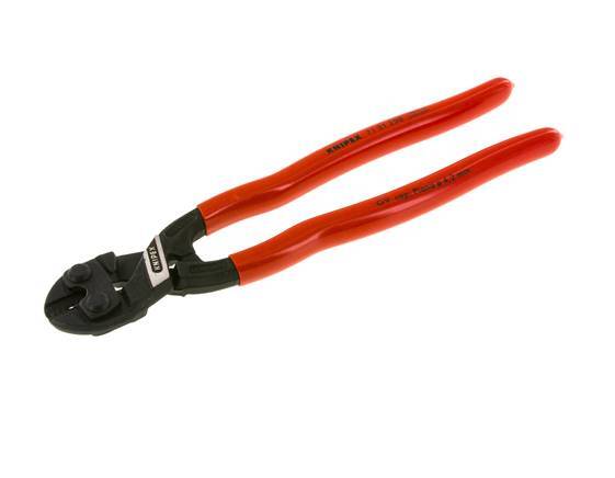 Knipex Bolt Cutting Pliers 250 mm Plastic-coated Handles With Recess