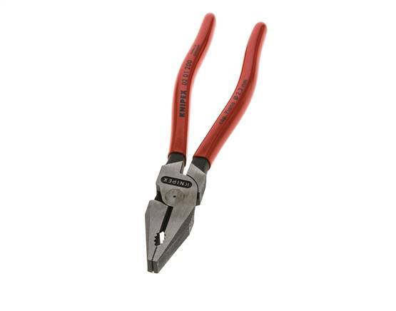 Knipex Power Combination Pliers 200 mm Plastic-coated Handles
