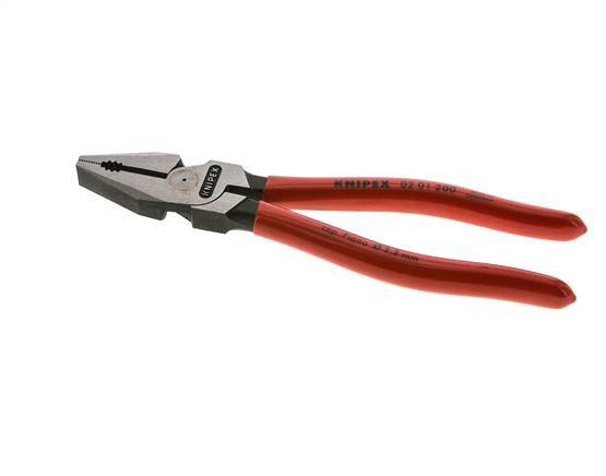 Knipex Power Combination Pliers 200 mm Plastic-coated Handles