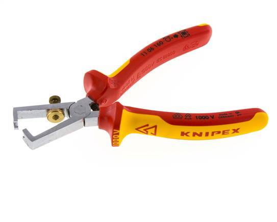 Knipex Wire Stripping Pliers 160mm VDE Tested Up To 1000V