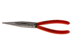 Knipex Straight Needle Nose Pliers 200 mm Plastic-coated Handles