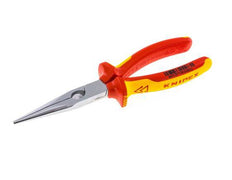 Knipex Straight Needle Nose Pliers 200 mm VDE Tested Up To 1000V