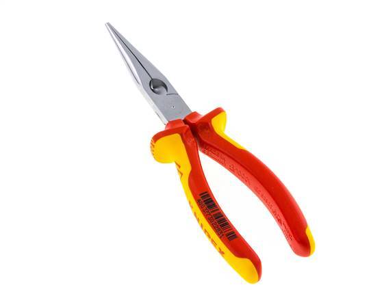 Knipex Straight Needle Nose Pliers 200 mm VDE Tested Up To 1000V