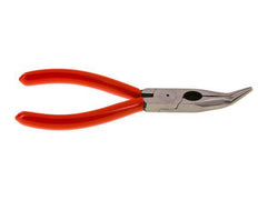 Knipex Angled Needle Nose Pliers 160 mm Plastic-coated Handles