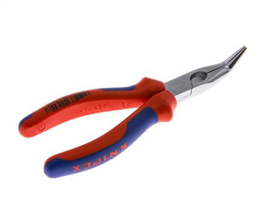 Knipex Angled Needle Nose Pliers 160 mm 2-component Handles