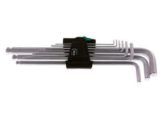 Wera 9-Piece 1.5 To 10mm Hexagonal Allen Key Set Long With Ball Head