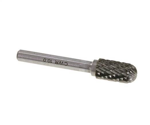 WRC Ball Nose Cylinder Shaped 10 mm Carbide Burr