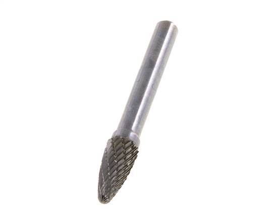 RBF Round Nose Tree Shaped 8 mm Carbide Burr