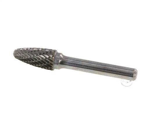 RBF Round Nose Tree Shaped 10 mm Carbide Burr