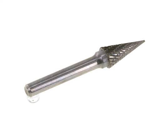 SKM Pointed Cone Shaped 10 mm Carbide Burr