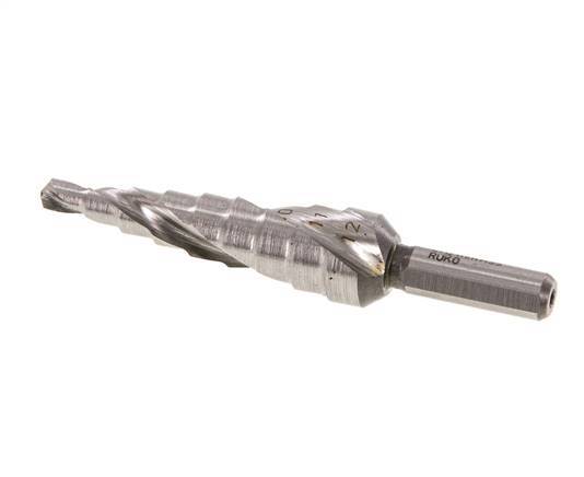 RUKO HSS Step Drill With Spiral Flute Size 0/9