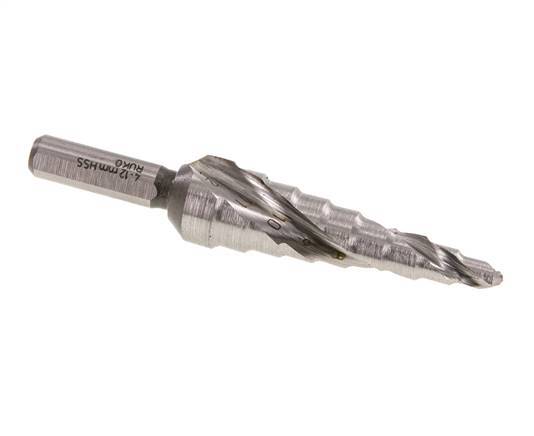 RUKO HSS Step Drill With Spiral Flute Size 0/9