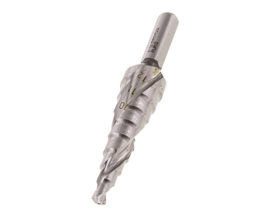 RUKO HSS Step Drill With Spiral Flute Size 0/9