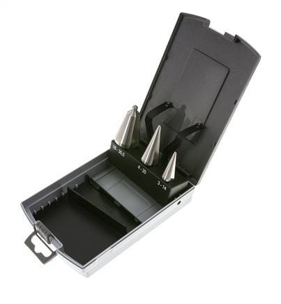 RUKO HSS 3-Piece Sheet Metal Drill Set Sizes 1 2 3