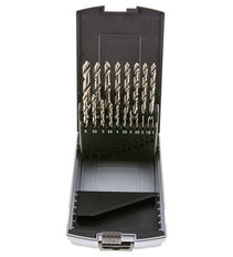 19-Piece Twist Drill Bit Set DIN 338 N HSS-G 1 - 10 mm