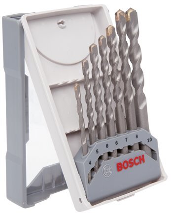 Bosch 7-Piece Hammer Drill Bit Set 4 - 10 mm