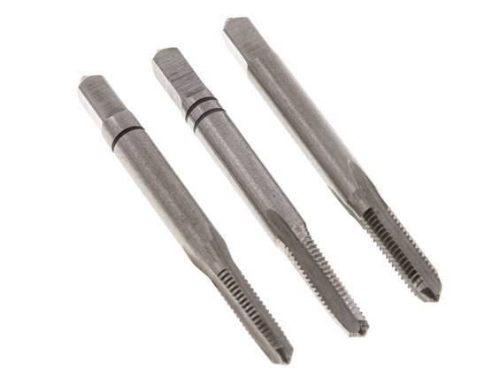 3-Piece Hand Thread Tap M 4x0.70 Standard Thread (DIN 352)