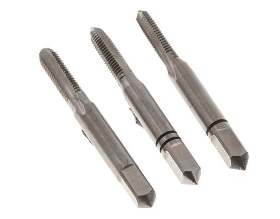 3-Piece Hand Thread Tap M 5x0.80 Standard Thread (DIN 352)