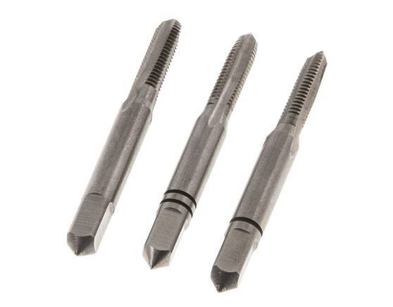 3-Piece Hand Thread Tap M 5x0.80 Standard Thread (DIN 352)