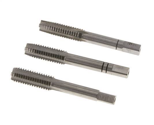 3-Piece Hand Thread Tap M 8x1.25 Standard Thread (DIN 352)