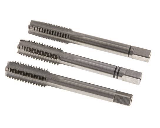 3-Piece Hand Thread Tap M 10x1.50 Standard Thread (DIN 352)