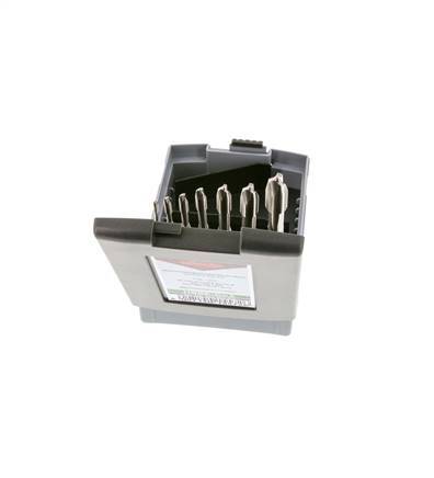 7-Piece Machine M3-M12 Thread Tapping Set HSS-E Throughway