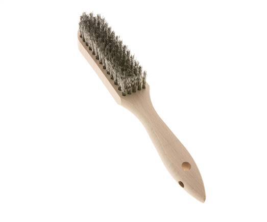 Hand Wire Brush 5-Row Stainless Steel Wire Corrugated