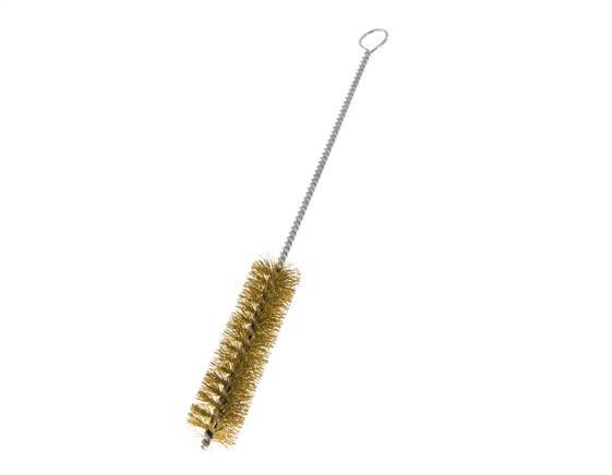 Tube Brush With Eyelet 25 mm Brass Wire Corrugated