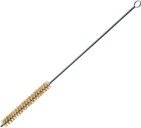Tube Brush With Eyelet 20 mm Brass Wire Corrugated 500mm