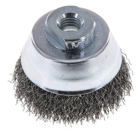 Cup Brush 65 mm (M 14X2) Steel Wire 0.35 mm (Corrugated)
