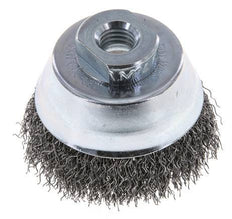 Cup Brush 65 mm (M 14X2) Steel Wire 0.35 mm (Corrugated)