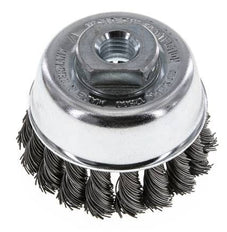 Cup Brush 65 mm (M 14X2) Steel Wire 0.5 mm (18xBraided)