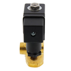 Solenoid Valve TP-DD 1/4'' 3/2 Way UN Brass FKM 0-0.8bar 24V DC