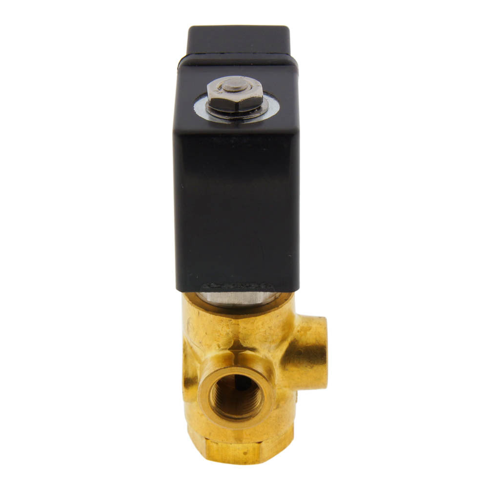 Solenoid Valve TP-DC 1/4'' 3/2 Way DI Brass EPDM 0-3.2bar 120V AC