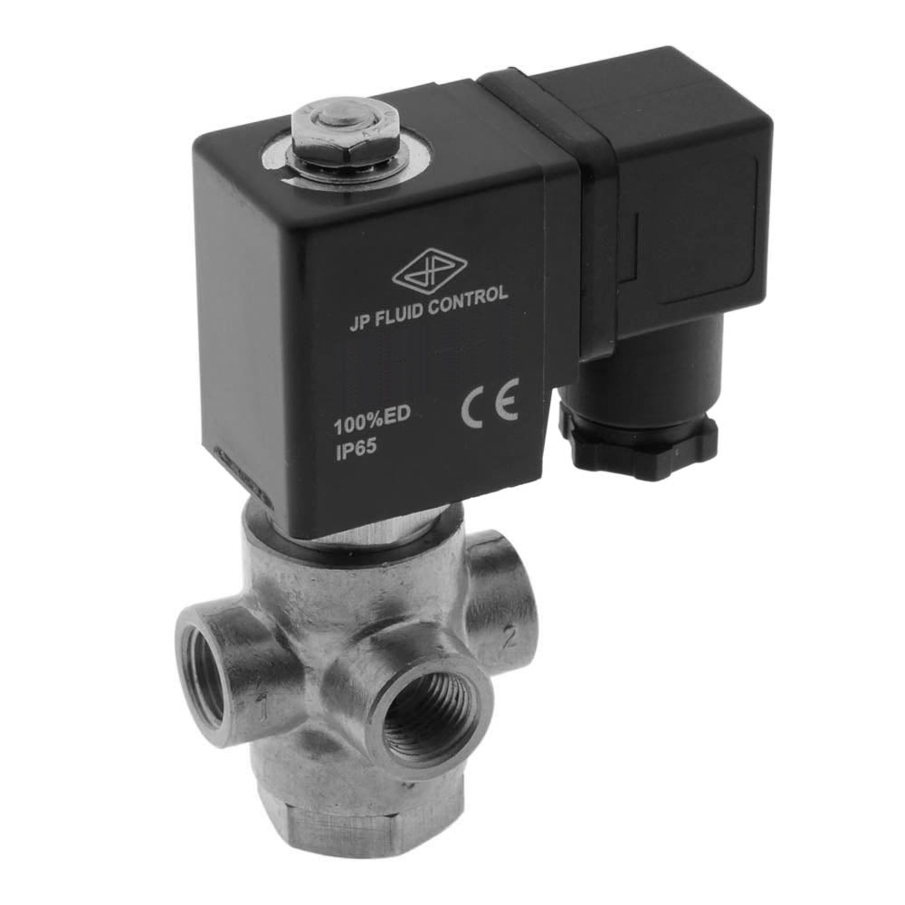 Solenoid Valve TP-DC 1/4'' 3/2 Way DI Stainless Steel EPDM 0-2bar 24V DC