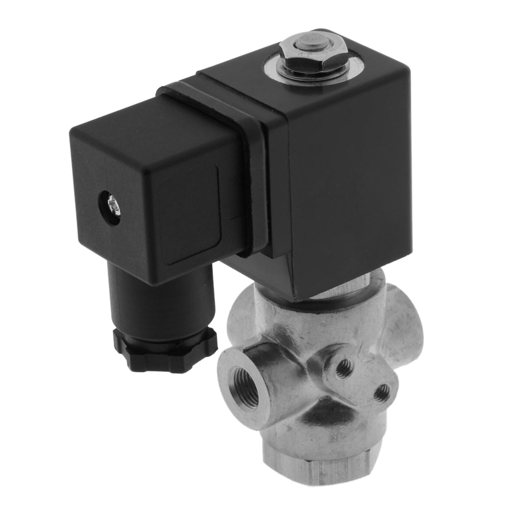 Solenoid Valve TP-DC 1/8'' 3/2 Way DI Stainless Steel EPDM 0-11bar 120V AC