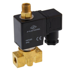 Solenoid Valve TW-DC 1/8'' 3/2 way DI brass FKM 0-12bar 24V AC