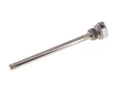 Steel St35 G 1/2 Inch Thermowell for 160mm Stem Max 600°C and 25 Bars