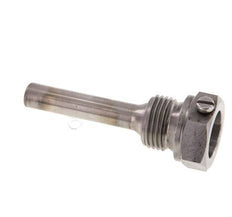 Steel St35 G 1/2 Inch Thermowell for 63mm Stem Max 600°C and 25 Bars