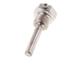 Stainless Steel G 1/2 Inch Bolt Fix Thermowell for 63mm Stem Max 600°C and 25 Bars