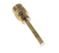 Copper Alloy G 1/2 Inch Thermowell for 100mm Stem Max 160°C and 6 Bars