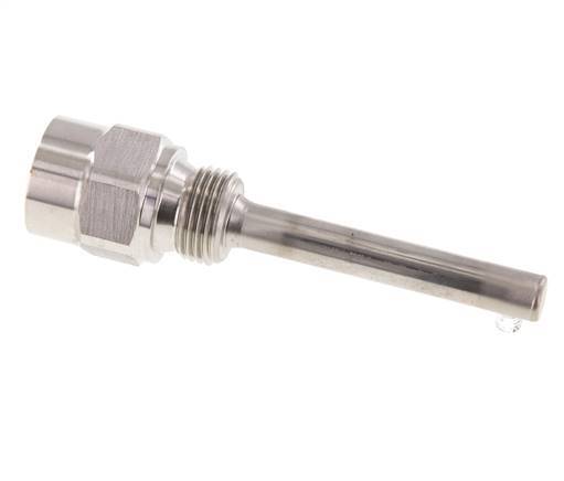 Stainless Steel G 1/2 Inch Thermowell for 100mm Stem Max 600°C and 25 Bars