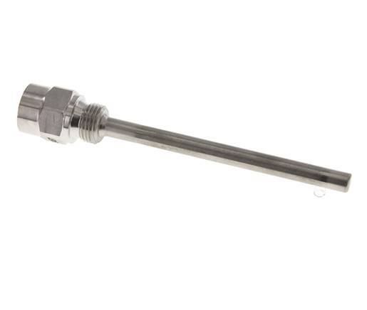 Stainless Steel G 1/2 Inch Thermowell for 160mm Stem Max 600°C and 25 Bars